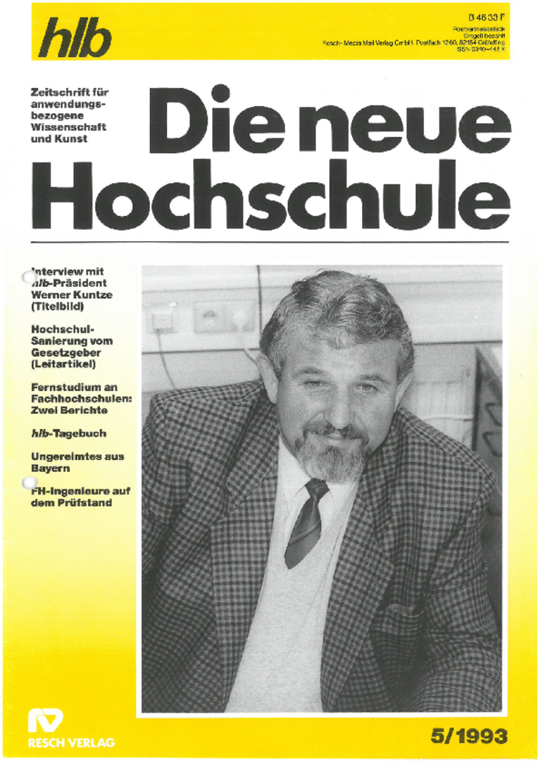 Die Neue Hochschule 1993-5