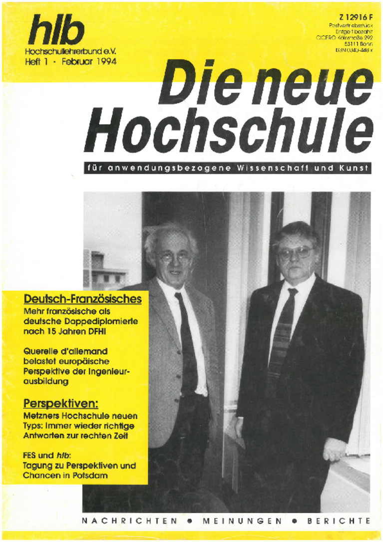 Die Neue Hochschule 1994-1