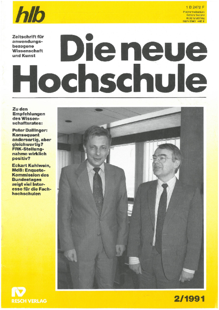 Die Neue Hochschule 1991-2