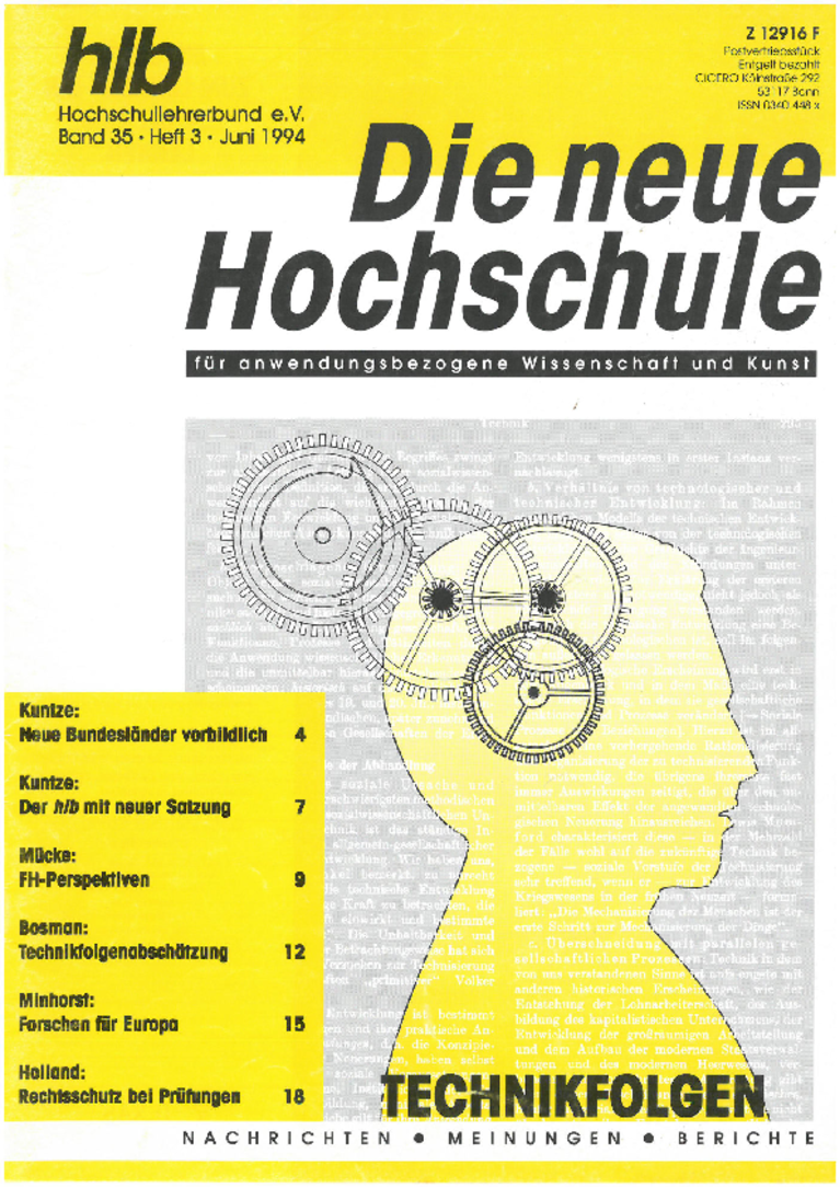 Die Neue Hochschule 1994-3