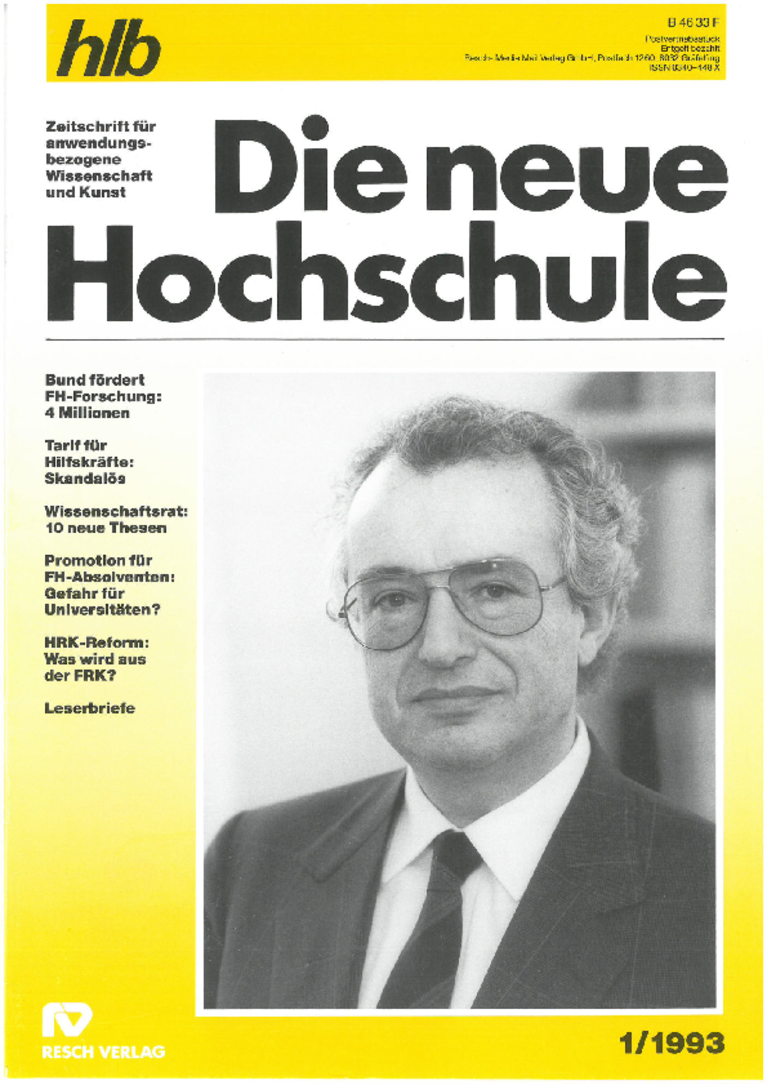 Die Neue Hochschule 1993-1