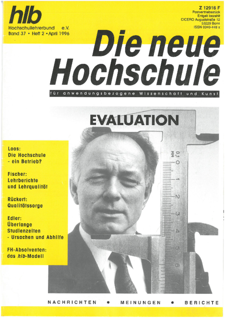 Die Neue Hochschule 1996-2