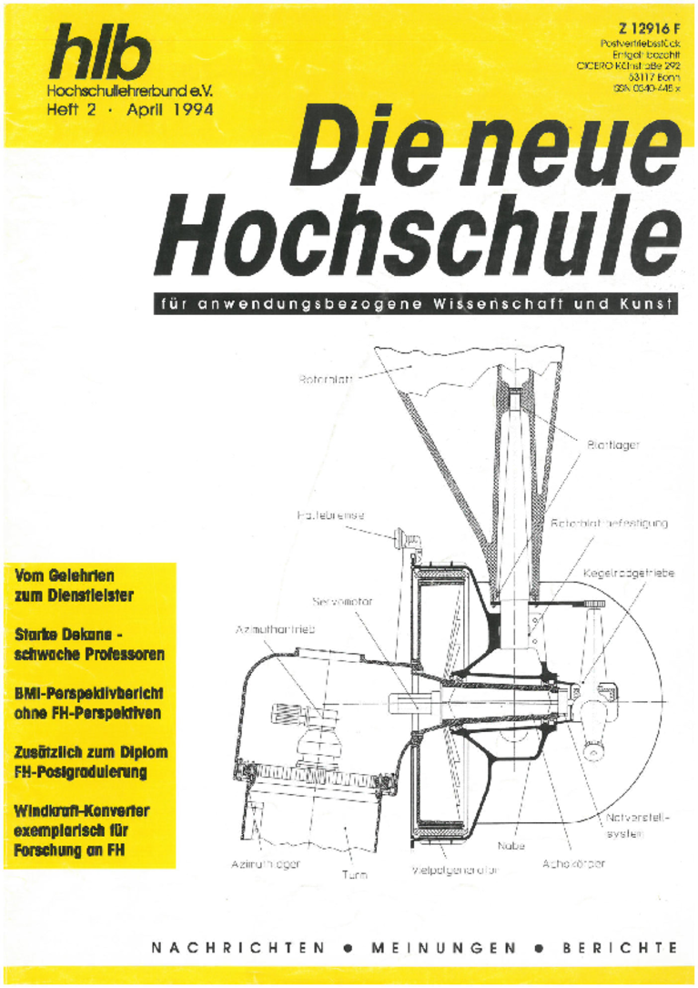 Die Neue Hochschule 1994-2