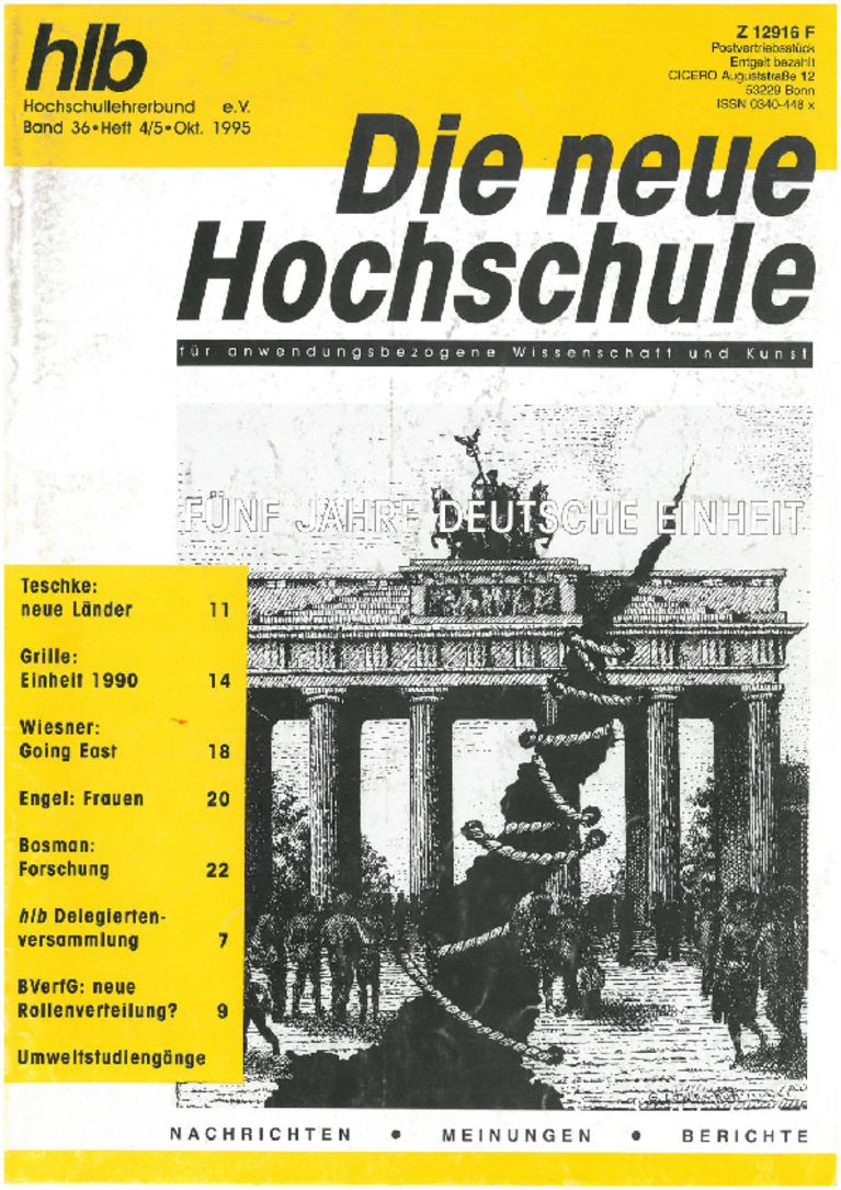 Die Neue Hochschule 1995-4/5