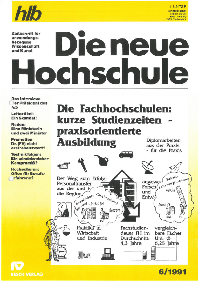 Die Neue Hochschule 1991-6